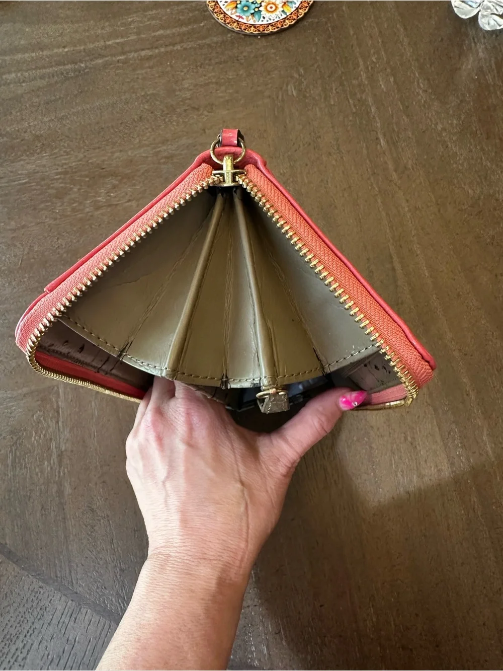 COACH Poppy Continental wallet- LOOK AT ALL PICS